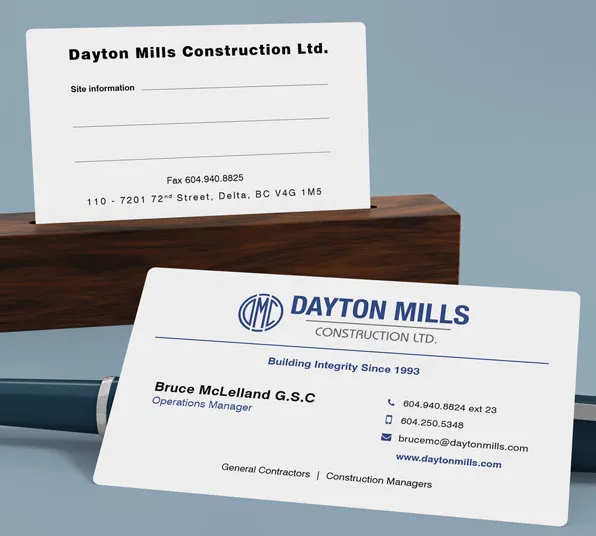 Business card design sample 4