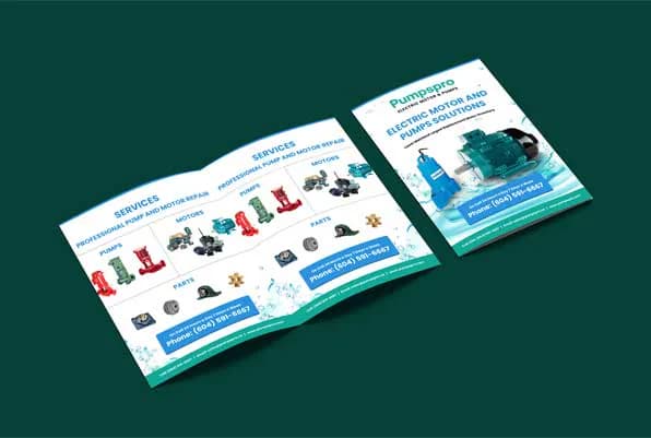 Flyer and brochure design sample 3