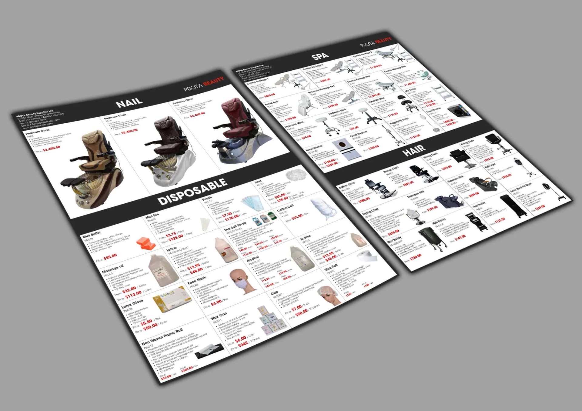 Flyer and brochure design sample 5