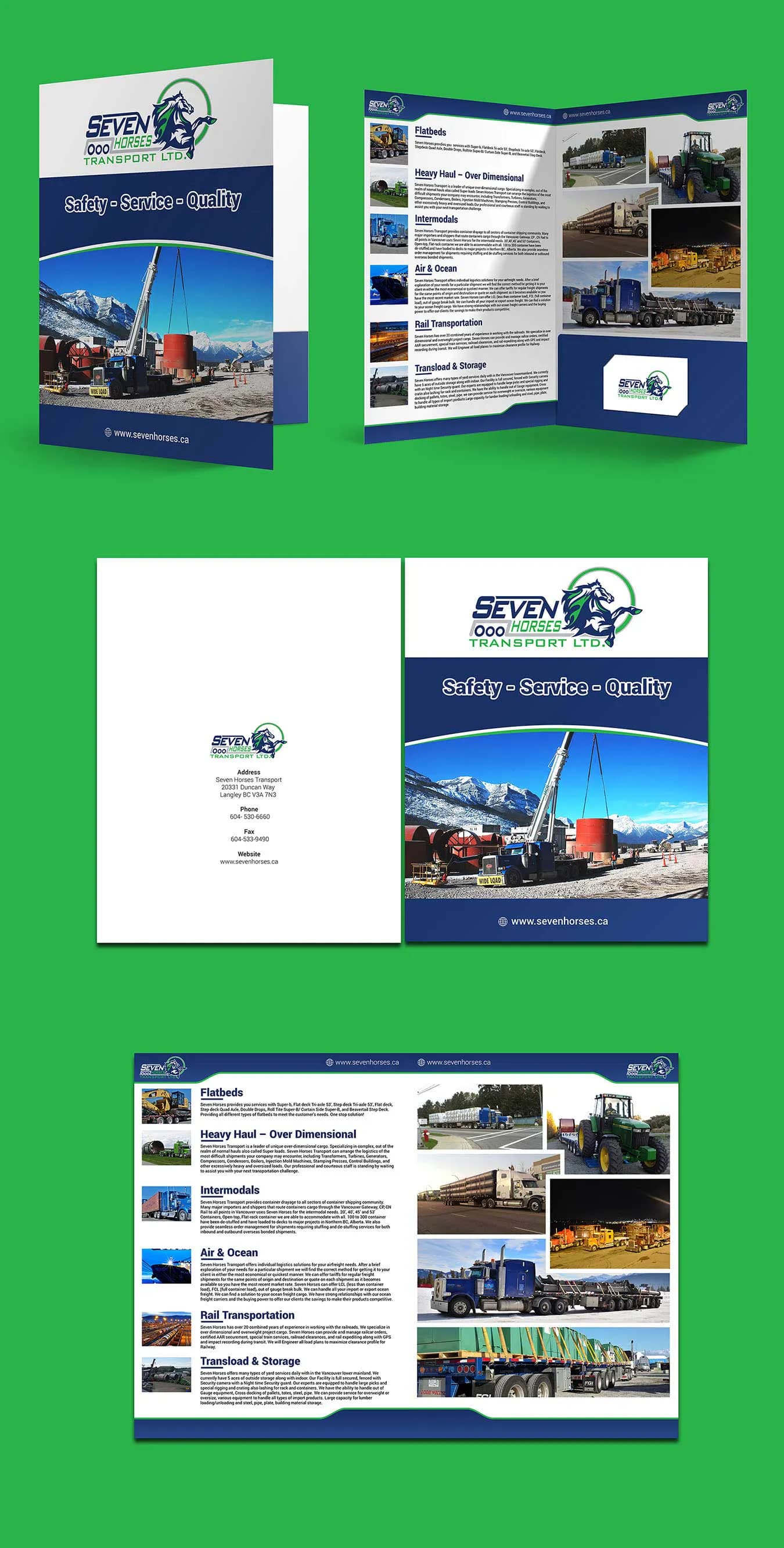 Flyer and brochure design sample 6