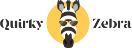 This is quirkyzebra secondary logo