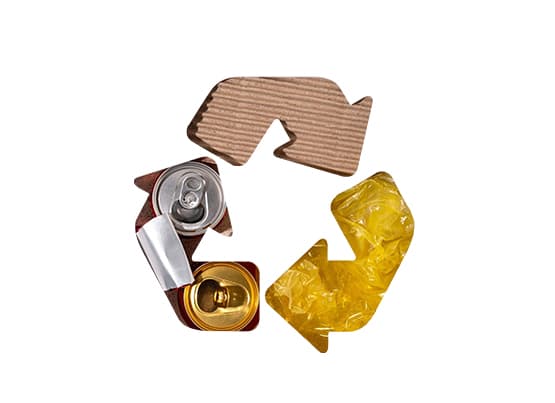 This is an illustration of a map for ABC Recycle